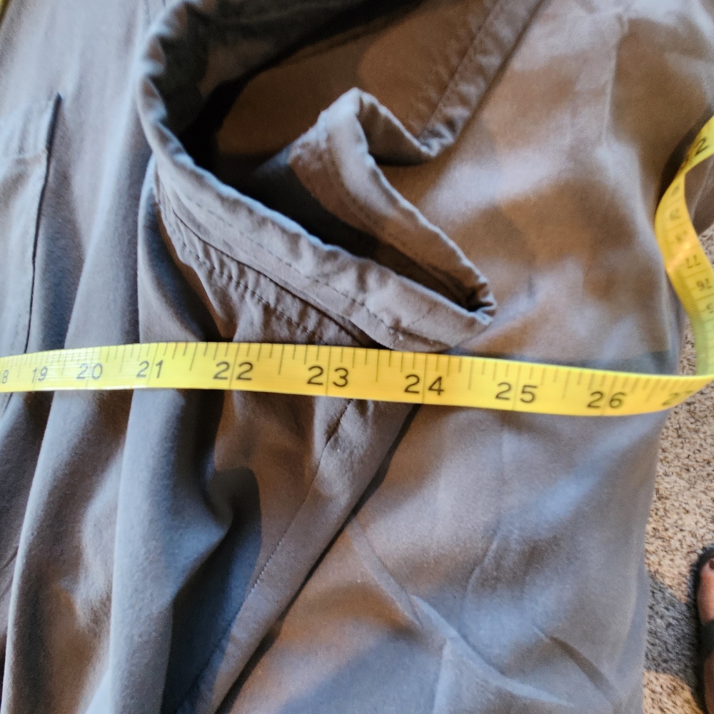 🌺 Eddie Bauer Dark Gray Belted Jumpsuit – Size 2XL Plus - Picture 9 of 10